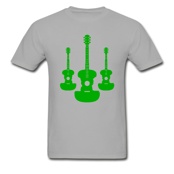 Three Green Guitars for Guitarists