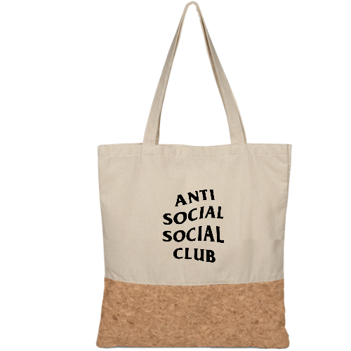 Anti social club canvas bag