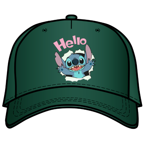 Stitch says hello caps