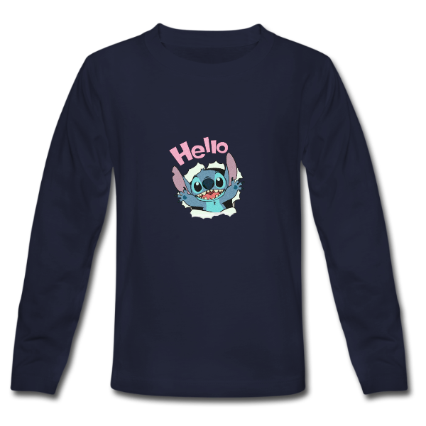 Stitch says hello sweatshirt