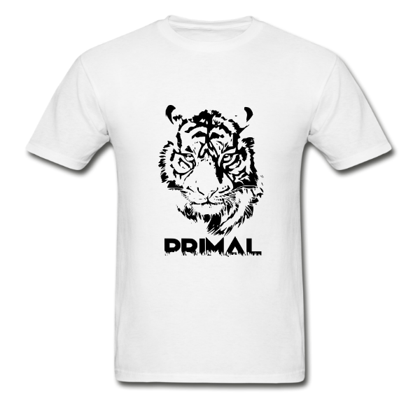 KT Primal – Primal Tiger – Unisex Tee(White)