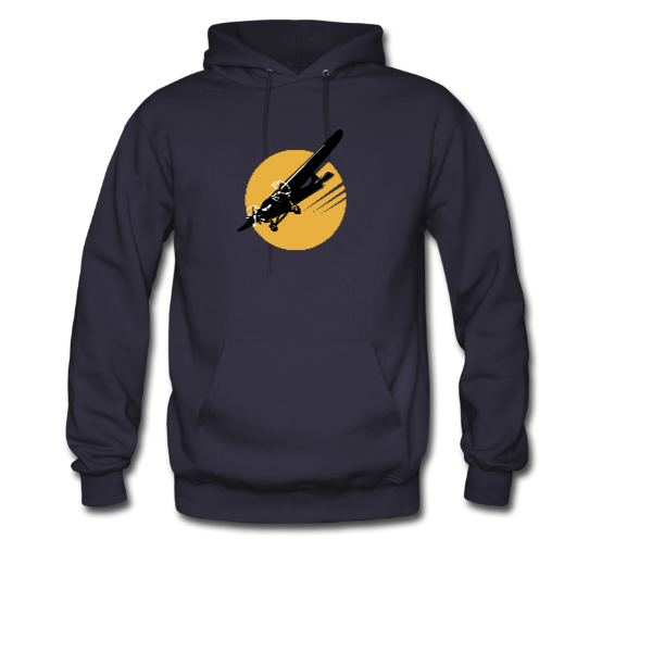 Aircraft With Yellow Circle Hoodie