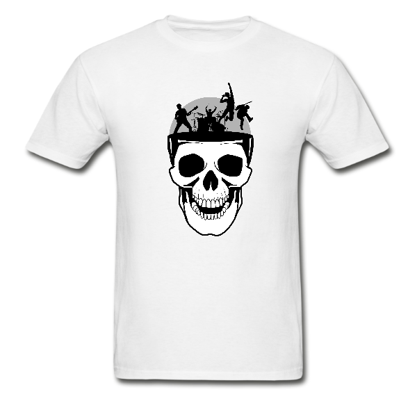 Unisex Skull Rockers T-Shirt