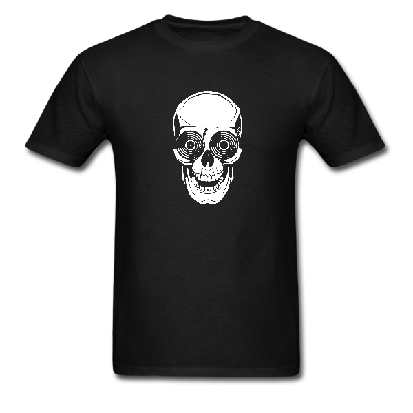 Unisex Skull Turntables T-Shirt
