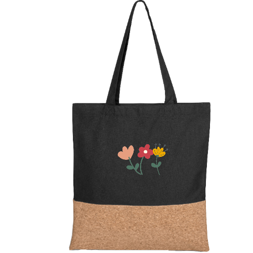 3 Flowers Harvest Shopper Canvas Bag