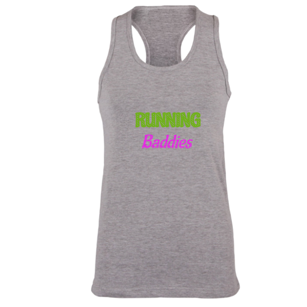 Baddies unisex Womens Racerback. marathon, running, athlete