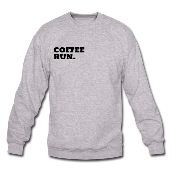 Coffee run unisex sweater. marathon, running, athlete