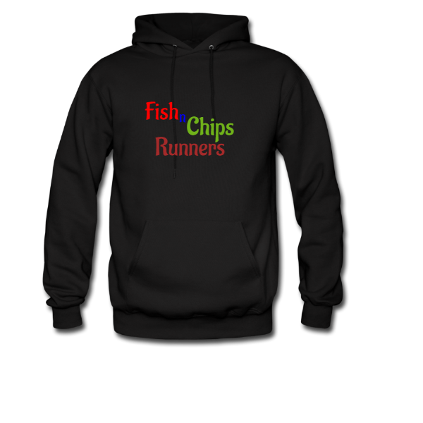 Fish n Chips unisex Hoodie. marathon, running, athlete