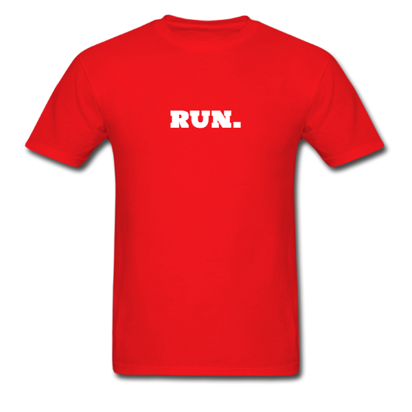 Run Unisex Tee.  Run, Running, Marathon, Race, Athlete