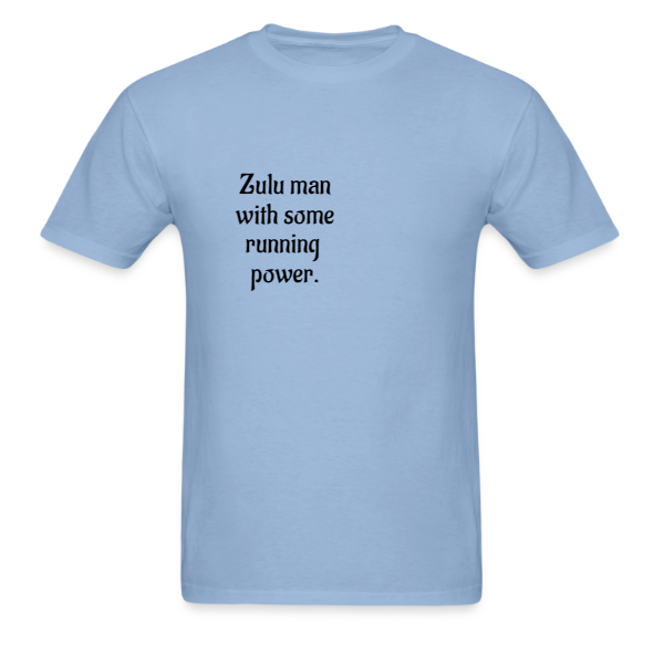 Zulu Man unisex Tee.  t-shirt,running, marathon, race, athlete