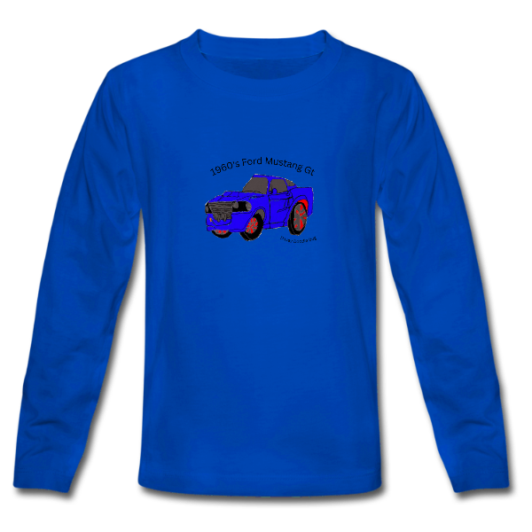 1960’s Ford Mustang Gt Kids Long Sleeve