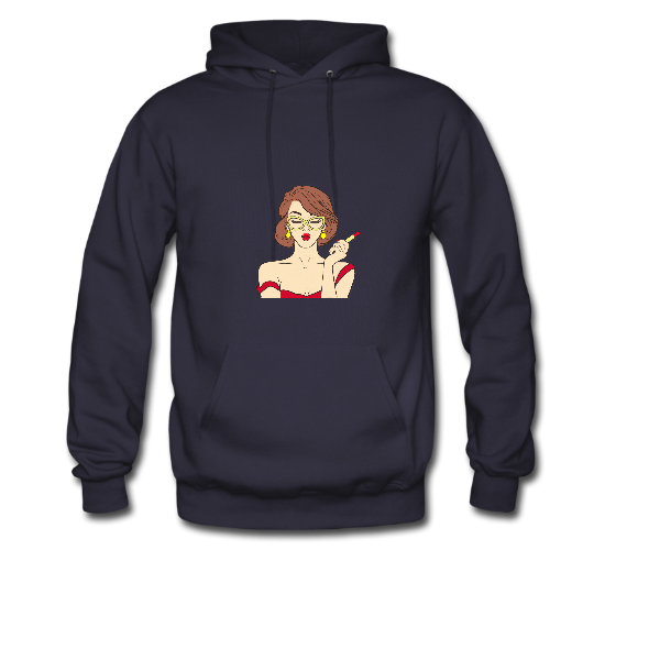 Red Lip Pout Hoodie