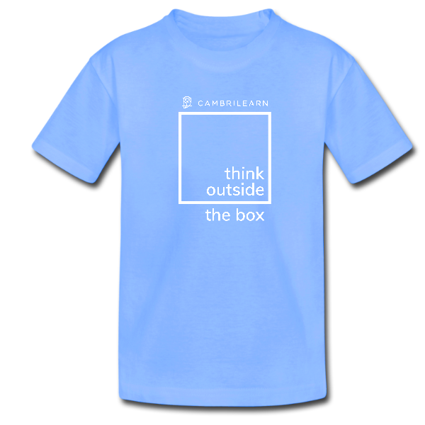 Think Outside the Box Kids T-Shirts – Powder Blue