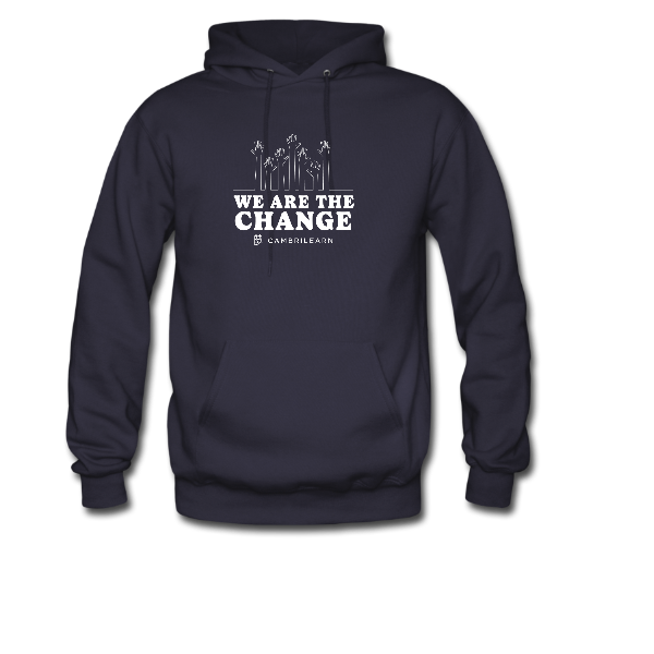 We Are the Change Adult Hoodie – Navy