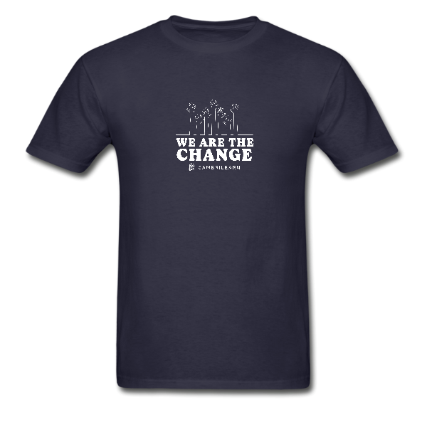 We are the Change Adult T-Shirts – Navy