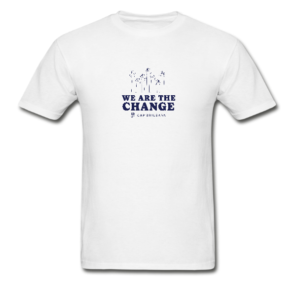 We are the Change Adult T-Shirts – White