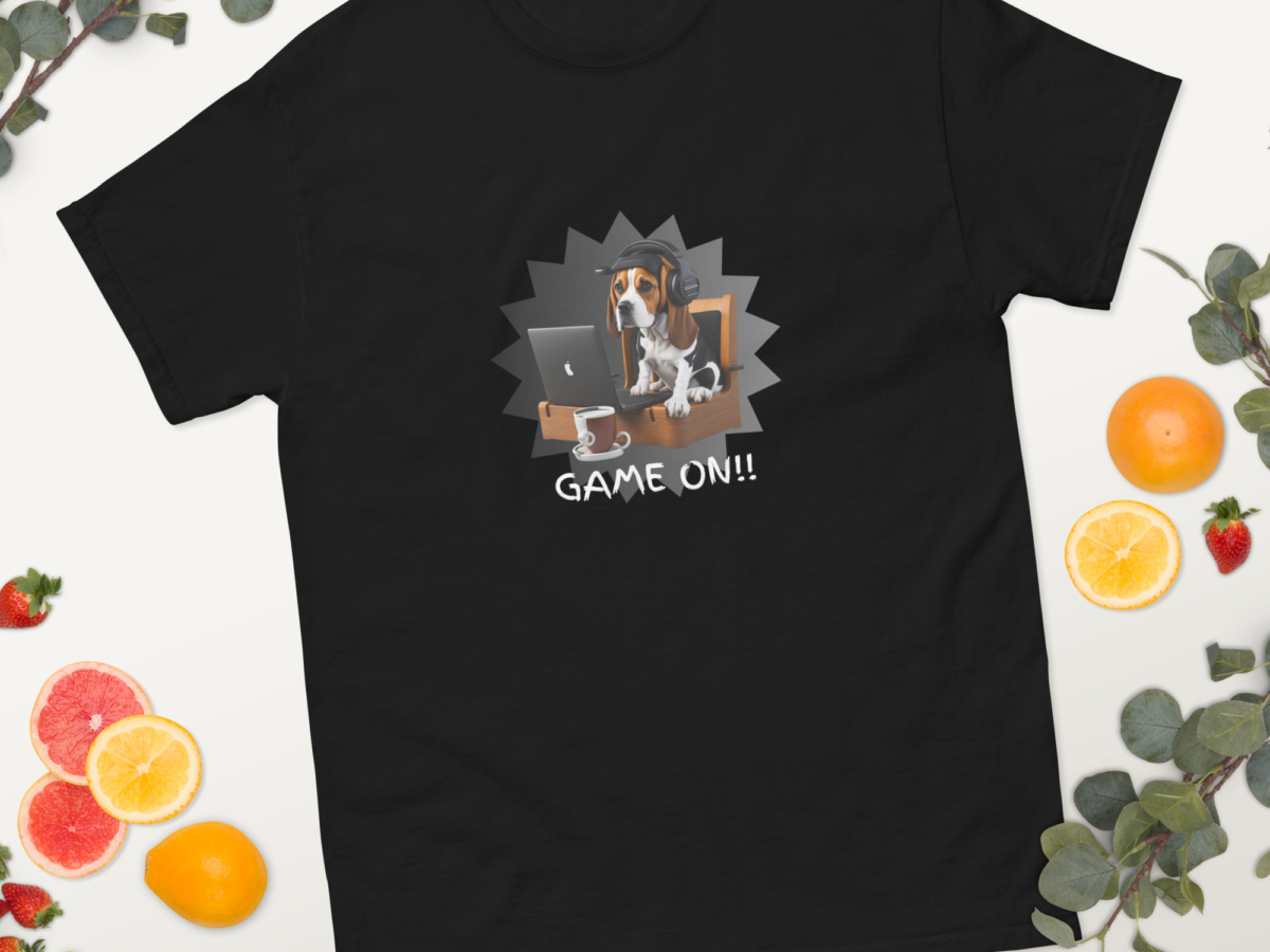 Game on! Beagle Men and Woman Classic Tee