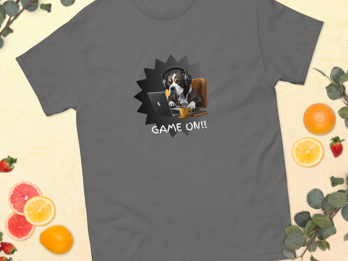 Game on! Pit Bull Men and Woman Classic Tee