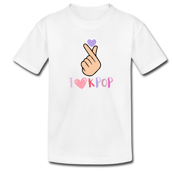 I Love K-Pop Kid’s Tshirt