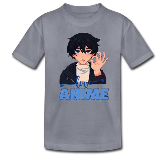Love Anime Blue Kid’s Tshirt
