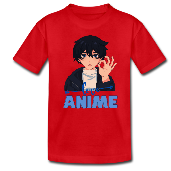 Love Anime Blue Kid’s Tshirt