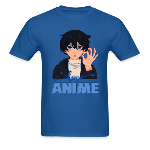 Love Anime Blue Men’s Tshirt