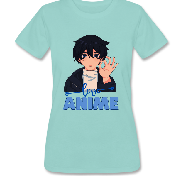 Love Anime Blue Women’s Tshirt