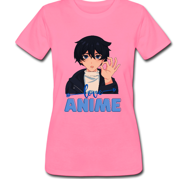 Love Anime Blue Women’s Tshirt