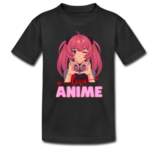 Love Anime Pink Kid’s Tshirt