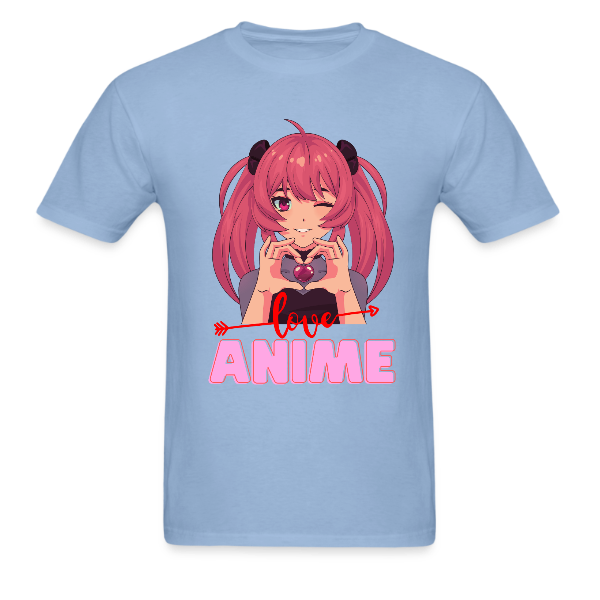 Love Anime Pink Men’s Tshirt