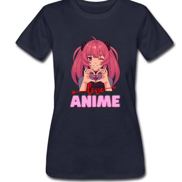 Love Anime Pink Women’s Tshirt