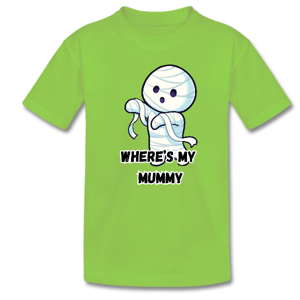 Where’s My Mummy Kid’s Tshirt