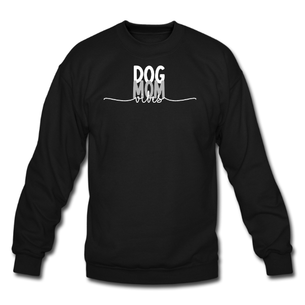 Dog mom vibes – Sweater_White Text