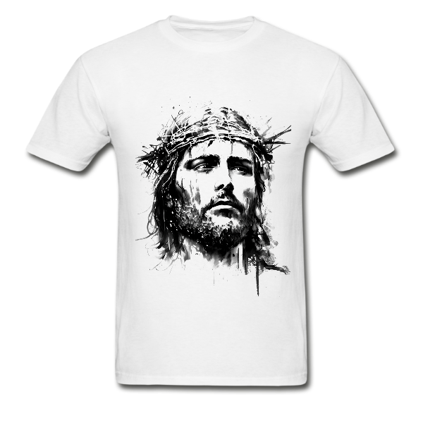 Jesus Christ Tshirt Christ is King Tee Crucified Jesus Shirt