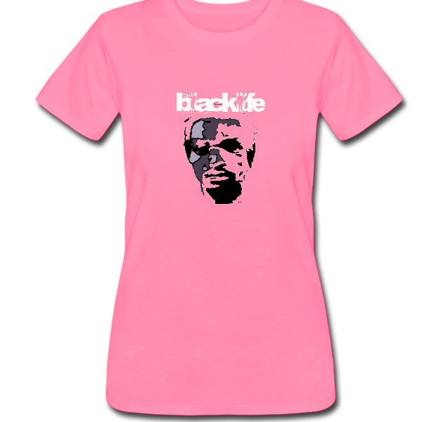 Ladies Colour ‘B&W BlackLife-Head’ T-shirt