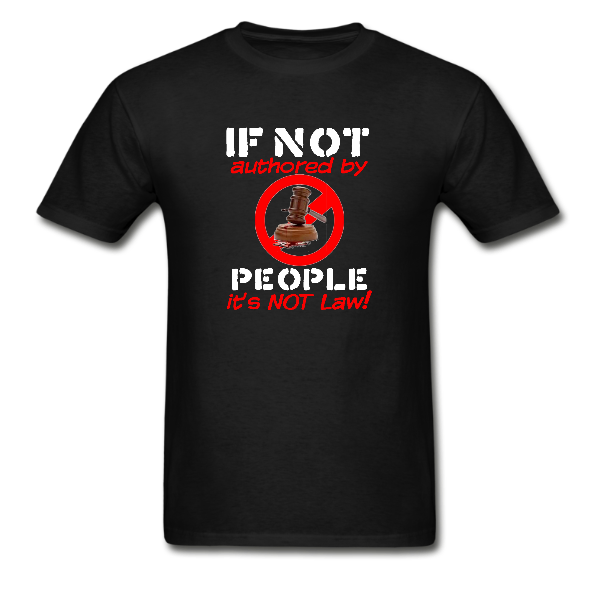Unisex Colour ‘People’s Law’ T-shirt (1)