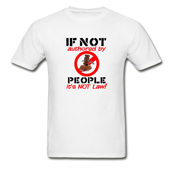 Unisex Colour ‘People’s Law’ T-shirt (2)