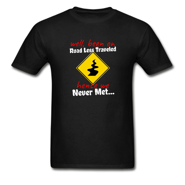 Unisex Colour ‘Road Less Traveled’ T-shirt (2)