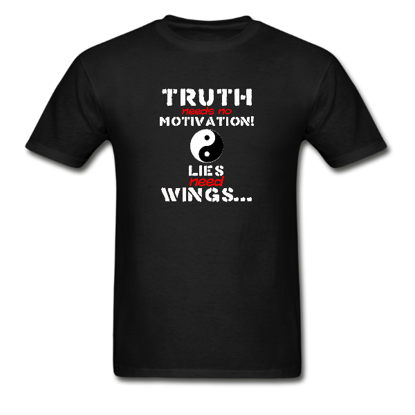 Unisex Colour ‘Truth – Lies’ T-shirt (1)