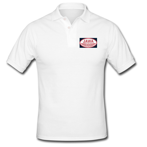 Jawa White Golf Shirt