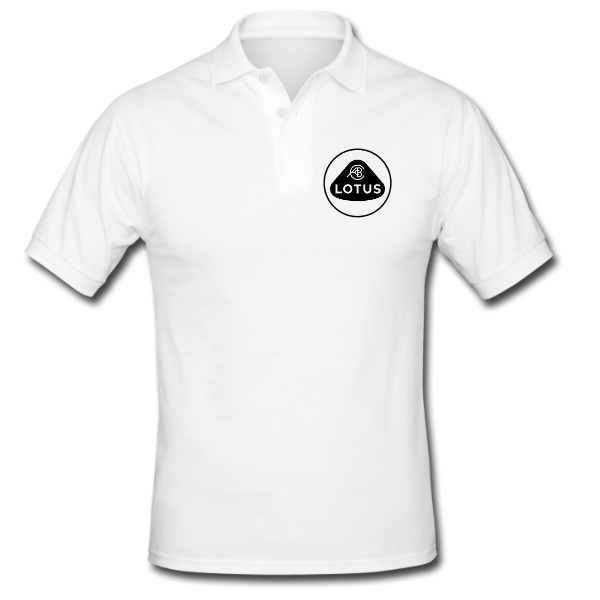 Lotus White Golf Shirt