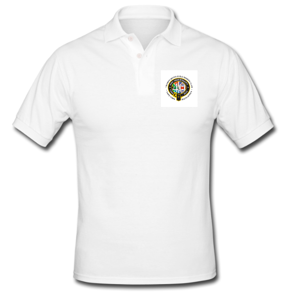 Triumph Owners Club White Golf Shirt – Round Logo