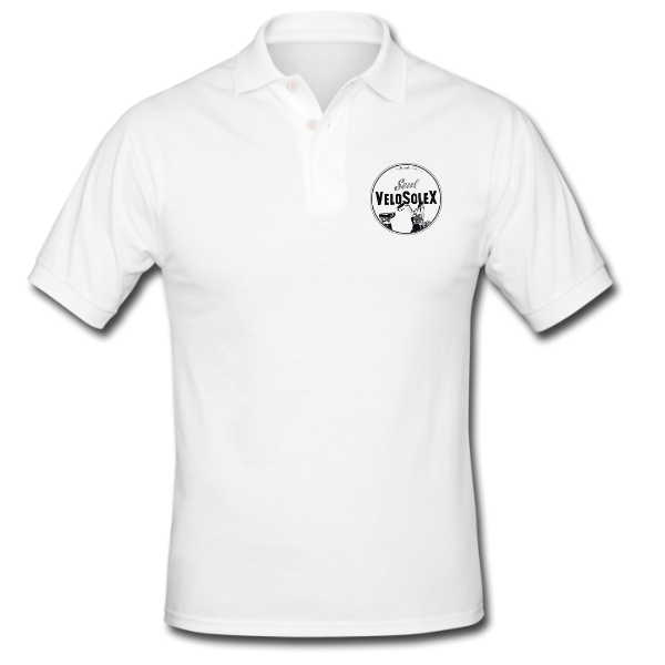 Velosolex White Golf Shirt