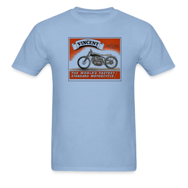 Vincent Motorcycle Fastest MC In The World Tee Shirt
