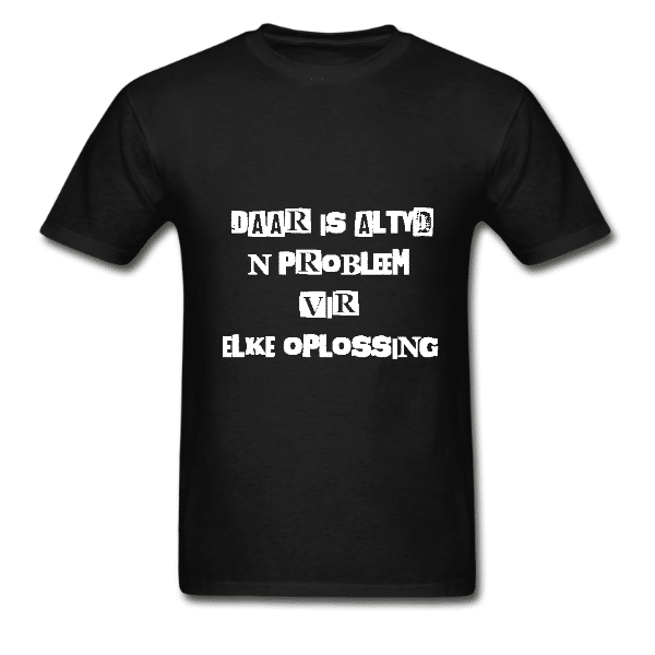 Problems Men’s T-shirt Black